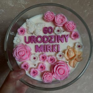 Świeca sojowa „Różany Jubileusz”
